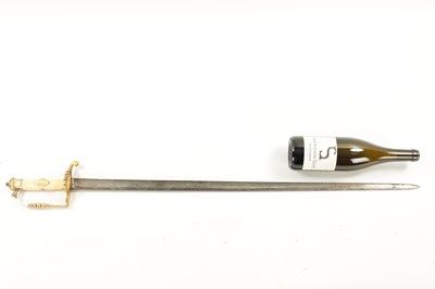 Lot 814 - AN EARLY 19TH CENTURY BRITISH FIVE-BALL SPADROON