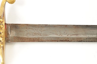 Lot 814 - AN EARLY 19TH CENTURY BRITISH FIVE-BALL SPADROON