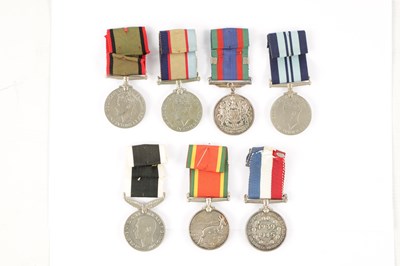 Lot 871 - A COLLECTION OF SEVEN WW2 SERVICE MEDALS