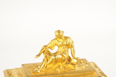 Lot 1213 - LEROY A PARIS. A 19TH CENTURY FRENCH ORMOLU AND PORCELAIN PANELLED MANTEL CLOCK
