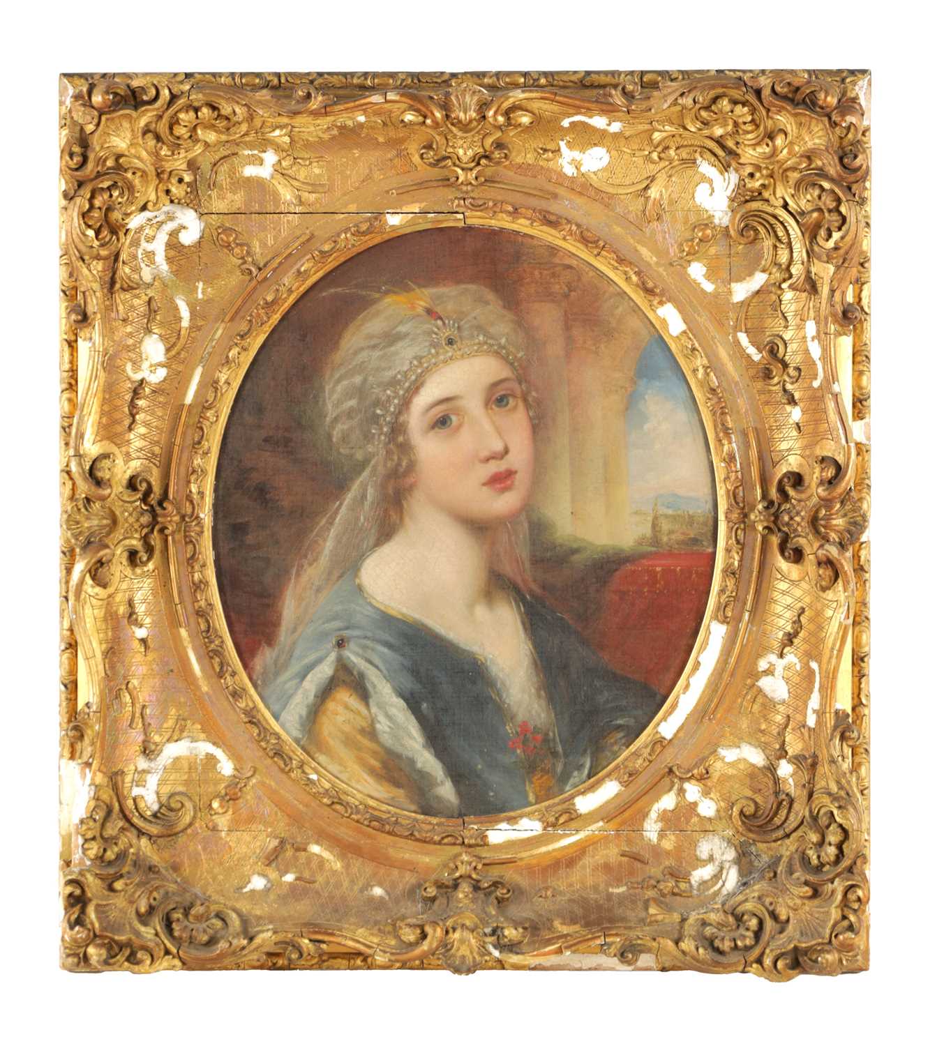 Lot 1143 - CHARLES ELDER (1821-1851) OIL ON CANVAS