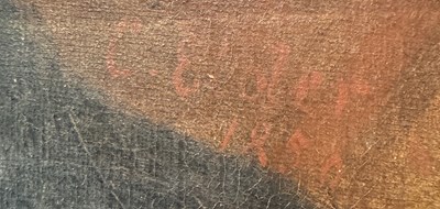 Lot 1143 - CHARLES ELDER (1821-1851) OIL ON CANVAS