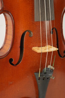 Lot 1112 - A CASED VIOLIN LABELLED JEAN BAPTISTE COLIN, ANNEE 1901