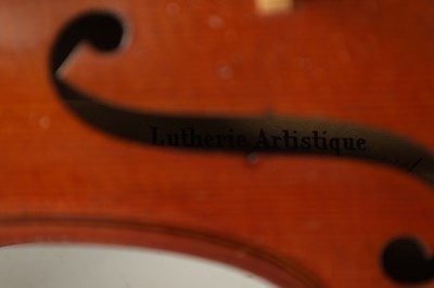 Lot 1112 - A CASED VIOLIN LABELLED JEAN BAPTISTE COLIN, ANNEE 1901
