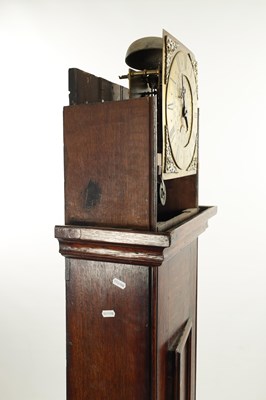 Lot 1221 - HAVELOCK, GISBROUGH. AN EARLY 18TH CENTURY OAK 30-HOUR LONGCASE CLOCK