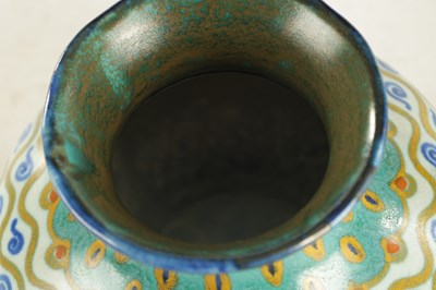 Lot 49 - A LIBERTY & CO. GOUDA DUTCH POTTERY ART VASE