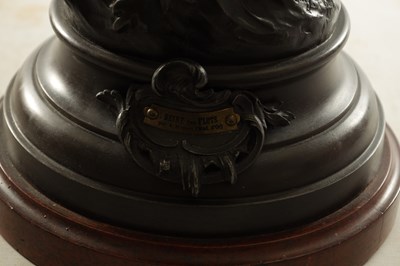 Lot 1005 - A LARGE LATE 19TH CENTURY FRENCH FIGURAL MYSTERY CLOCK