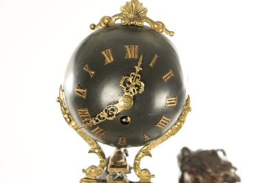 Lot 1005 - A LARGE LATE 19TH CENTURY FRENCH FIGURAL MYSTERY CLOCK