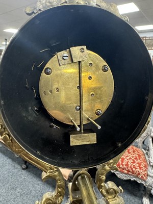 Lot 1005 - A LARGE LATE 19TH CENTURY FRENCH FIGURAL MYSTERY CLOCK