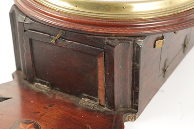 Lot 1539 - HUNTER, CLAPHAM (NORTH YORKSHIRE) A GEORGE III 9" DIAL SALTBOX FUSEE WALL CLOCK