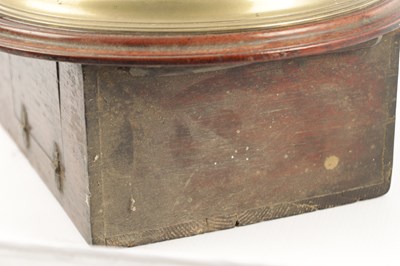 Lot 1539 - HUNTER, CLAPHAM (NORTH YORKSHIRE) A GEORGE III 9" DIAL SALTBOX FUSEE WALL CLOCK