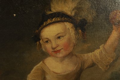 Lot 999 - A LARGE 18TH CENTURY PORTRAIT OIL ON CANVAS