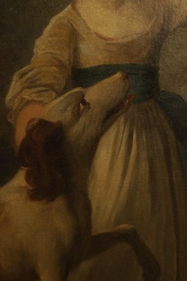 Lot 999 - A LARGE 18TH CENTURY PORTRAIT OIL ON CANVAS