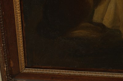 Lot 999 - A LARGE 18TH CENTURY PORTRAIT OIL ON CANVAS