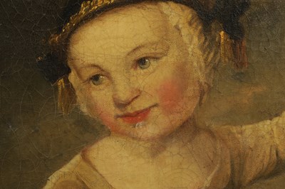 Lot 999 - A LARGE 18TH CENTURY PORTRAIT OIL ON CANVAS