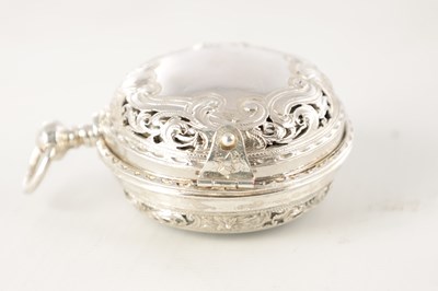 Lot 1405 - JAMES COOPER, LONDON. AN 18TH CENTURY SILVER PAIR CASED VERGE POCKET WATCH