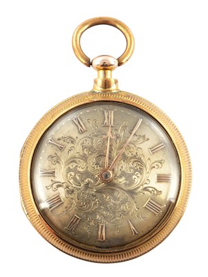 Lot 1277 - EDWARD MARTIN, LONDON. A GEORGE III GILT PAIR CASED VERGE POCKET WATCH