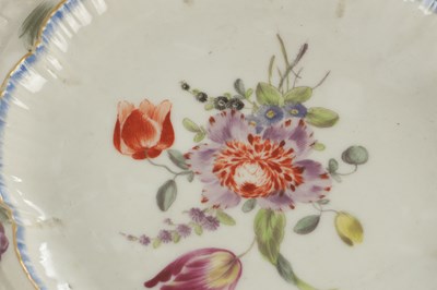 Lot 24 - A SET OF SIX LATE 19TH CENTURY CONTINENTAL PORCELAIN PLATES
