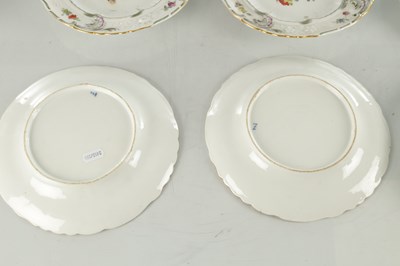 Lot 24 - A SET OF SIX LATE 19TH CENTURY CONTINENTAL PORCELAIN PLATES