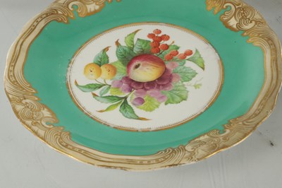 Lot 94 - A 19TH CENTURY ENGLISH PORCELAIN DESSERT SERVICE