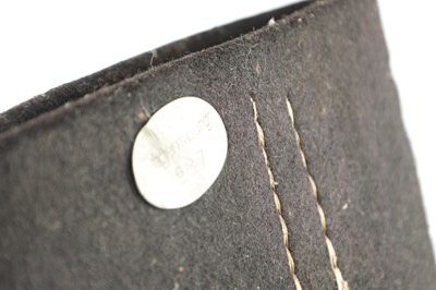 Lot 698 - A PAIR OF ORIGINAL WWII NAZI GERMAN WINTER ISSUE LEATHER AND FELT HOBNAIL BOOTS