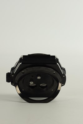 Lot 976 - A BLACK STEEL HUBLOT BIG BANG FERRARI DESK CLOCK