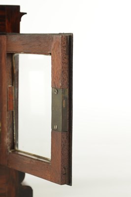 Lot 966 - ROWELL, OXFORD. A SMALL MID-19TH CENTURY ROSEWOOD FUSEE LIBRARY CLOCK