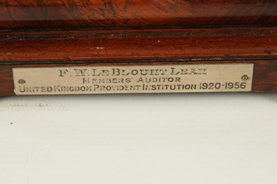 Lot 966 - ROWELL, OXFORD. A SMALL MID-19TH CENTURY ROSEWOOD FUSEE LIBRARY CLOCK
