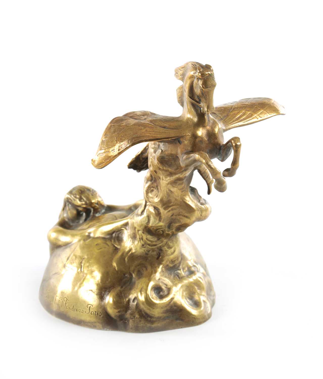 Lot 582 - A FRENCH AERO TROPHY BRONZE BY PAUL. MOREAU-VAUTHIER CIRCA 1922