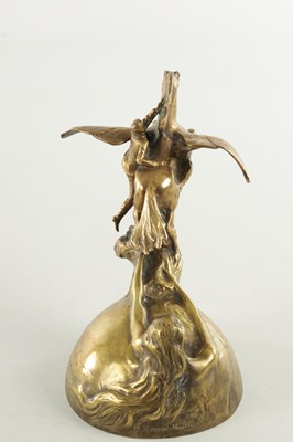Lot 582 - A FRENCH AERO TROPHY BRONZE BY PAUL. MOREAU-VAUTHIER CIRCA 1922