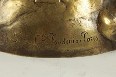 Lot 582 - A FRENCH AERO TROPHY BRONZE BY PAUL. MOREAU-VAUTHIER CIRCA 1922