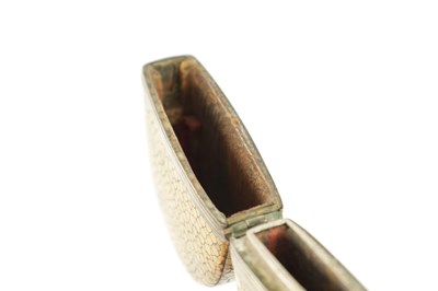 Lot 654 - A GEORGIAN SHAGREEN CASE AND SPECTACLES