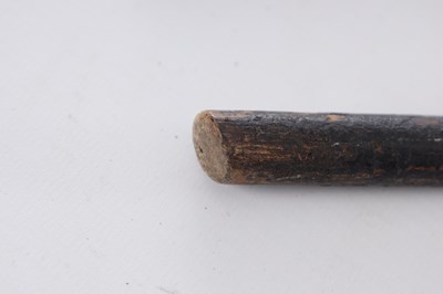 Lot 816 - TWO 19TH CENTURY HARDWOOD WALKING CANES