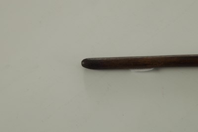 Lot 816 - TWO 19TH CENTURY HARDWOOD WALKING CANES