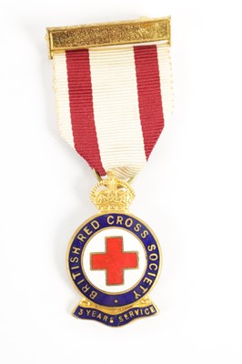 Lot 474 - A SET OF FOUR BRITISH EARLY 20TH CENTURY RED CROSS PROFICIENCY AND SERVICE MEDALS