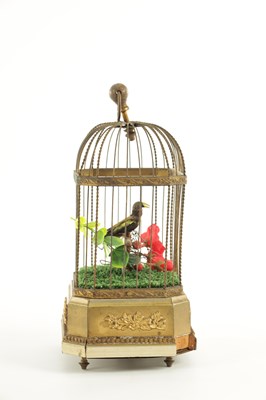 Lot 568 - AN EARLY 20TH CENTURY SINGING BIRD AUTOMATION