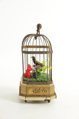 Lot 568 - AN EARLY 20TH CENTURY SINGING BIRD AUTOMATION