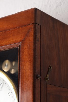 Lot 1091 - A RARE OBSERVATORY WALL MOUNTED REGULATOR CLOCK BY AUGUSTE FENON.(1843-1913)