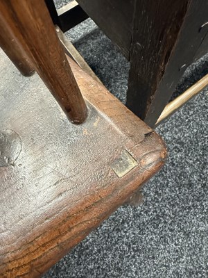 Lot 1345 - A GOOD 18TH CENTURY ASH AND ELM WELSH STICKBACK CHAIR