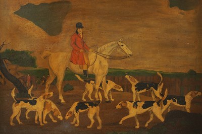 Lot 694 - PAUL THOMPSON, PENRUDDOCK (CUMBRIA). TWO 19TH CENTURY NAIVE OILS ON WOODEN PANELS