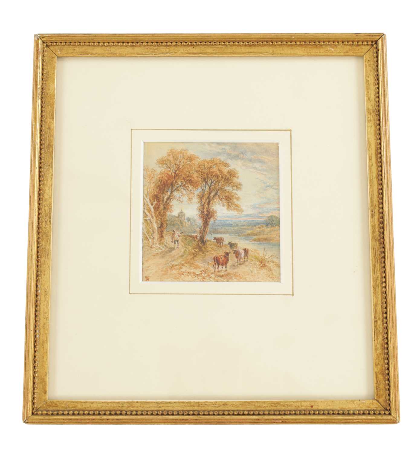 Lot 645 - MYLES BIRKET FOSTER RWS (BRITISH 1825 - 1899) A 19TH CENTURY WATERCOLOUR