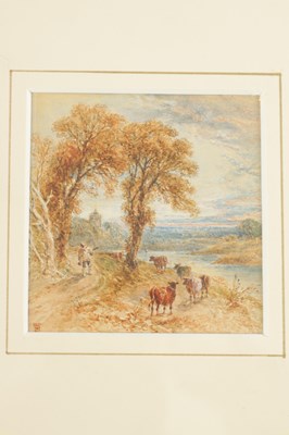 Lot 645 - MYLES BIRKET FOSTER RWS (BRITISH 1825 - 1899) A 19TH CENTURY WATERCOLOUR