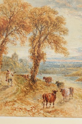 Lot 645 - MYLES BIRKET FOSTER RWS (BRITISH 1825 - 1899) A 19TH CENTURY WATERCOLOUR