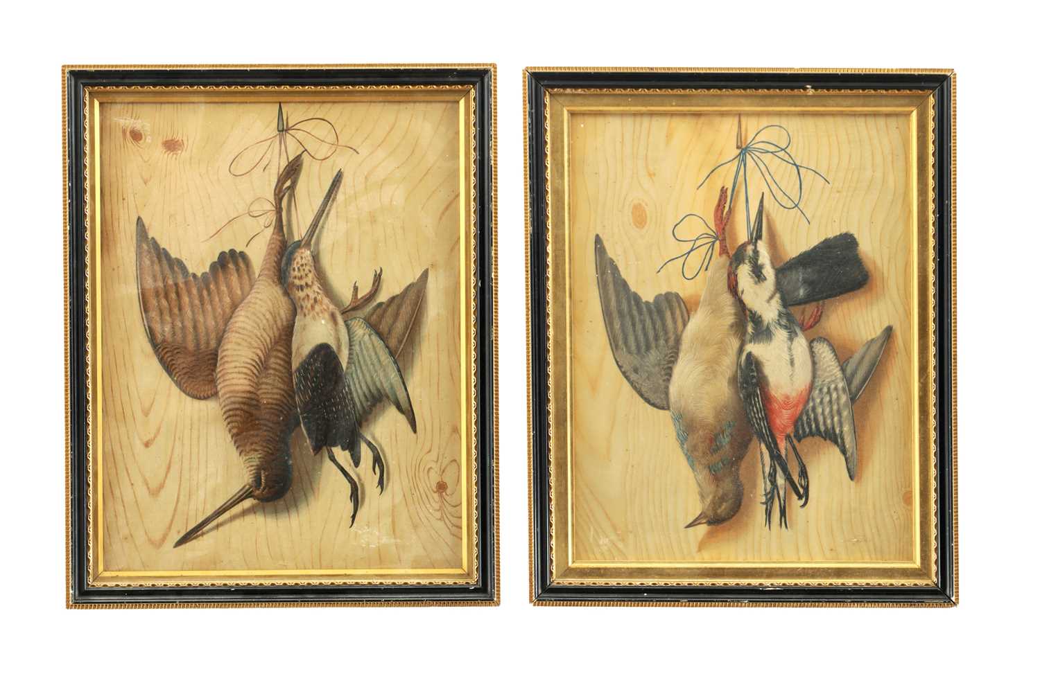 Lot 692 - ATT. MICHELANGELO MEUCCI (1840 - 1890) A PAIR OF 19TH CENTURY OIL ON BOARDS
