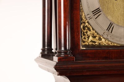 Lot 1320 - HINDLEY (HENRY) YORK A GEORGE II CUBAN MAHOGANY 8-DAY LONGCASE CLOCK