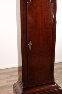 Lot 1320 - HINDLEY (HENRY) YORK A GEORGE II CUBAN MAHOGANY 8-DAY LONGCASE CLOCK