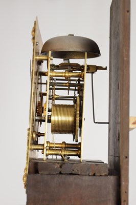 Lot 1332 - WILLIAM WILSON, LONDON. A LATE 17TH CENTURY BURR WALNUT LONGCASE CLOCK