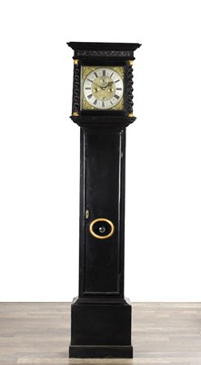 Lot 1221 - WILLIAM PREVOST, NEWCASTLE. A LATE 17TH CENTURY EBONISED LONGCASE CLOCK