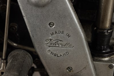 Lot 1481 - A 1927 VELOCETTE KSS 350CC MOTORCYCLE