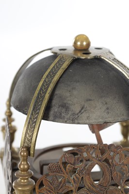 Lot 1317 - ROBBART PAGE A 17TH CENTURY ENGLISH LANTERN CLOCK WITH BALANCE WHEEL VERGE ESCAPEMENT